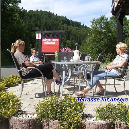 Gaestehaus Buendge Kamschlacken Bagian luar foto