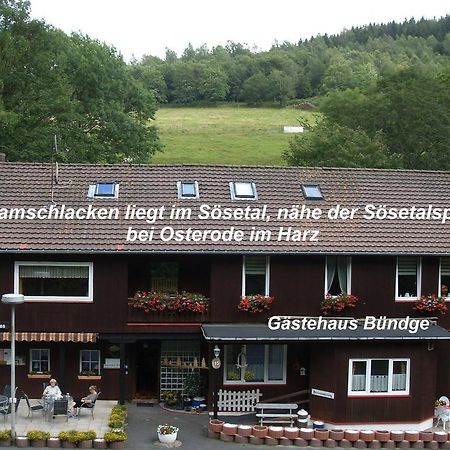 Gaestehaus Buendge Kamschlacken Bagian luar foto