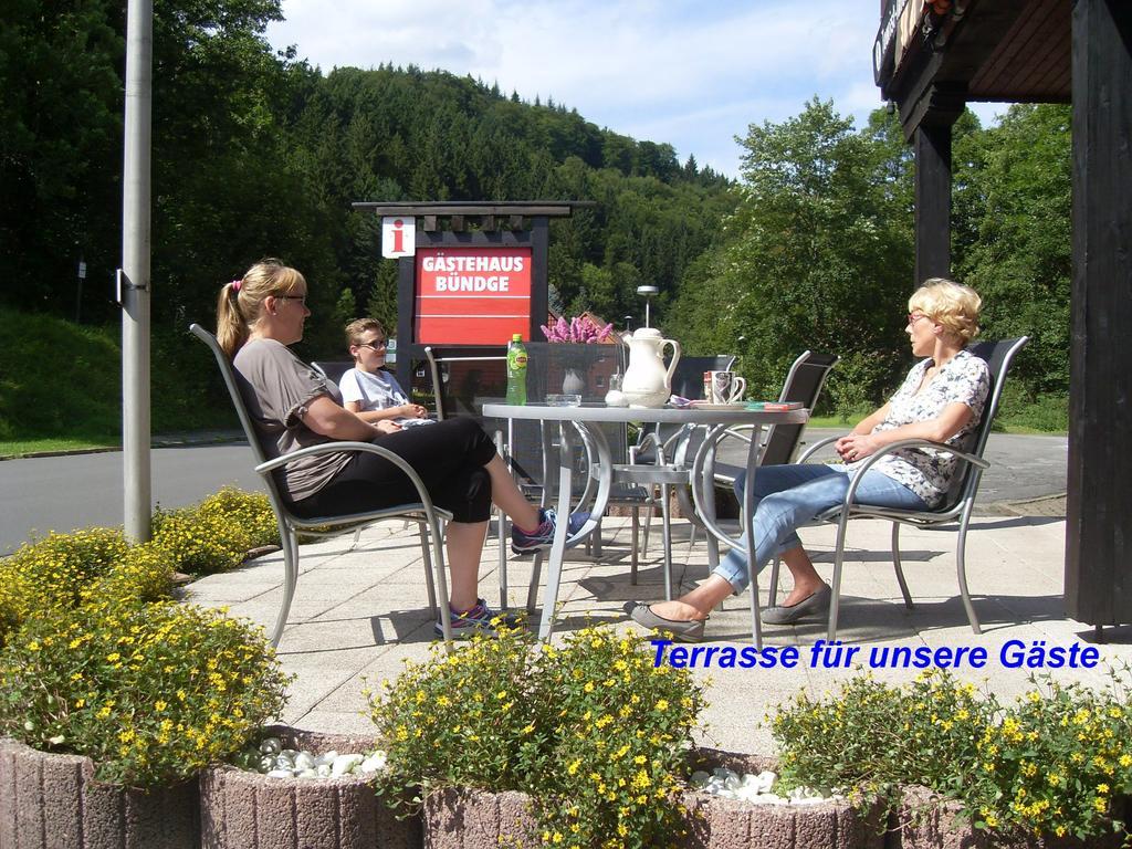 Gaestehaus Buendge Kamschlacken Bagian luar foto